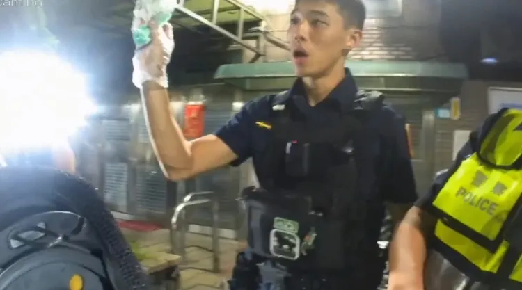 嫌犯於三重落網。翻攝畫面