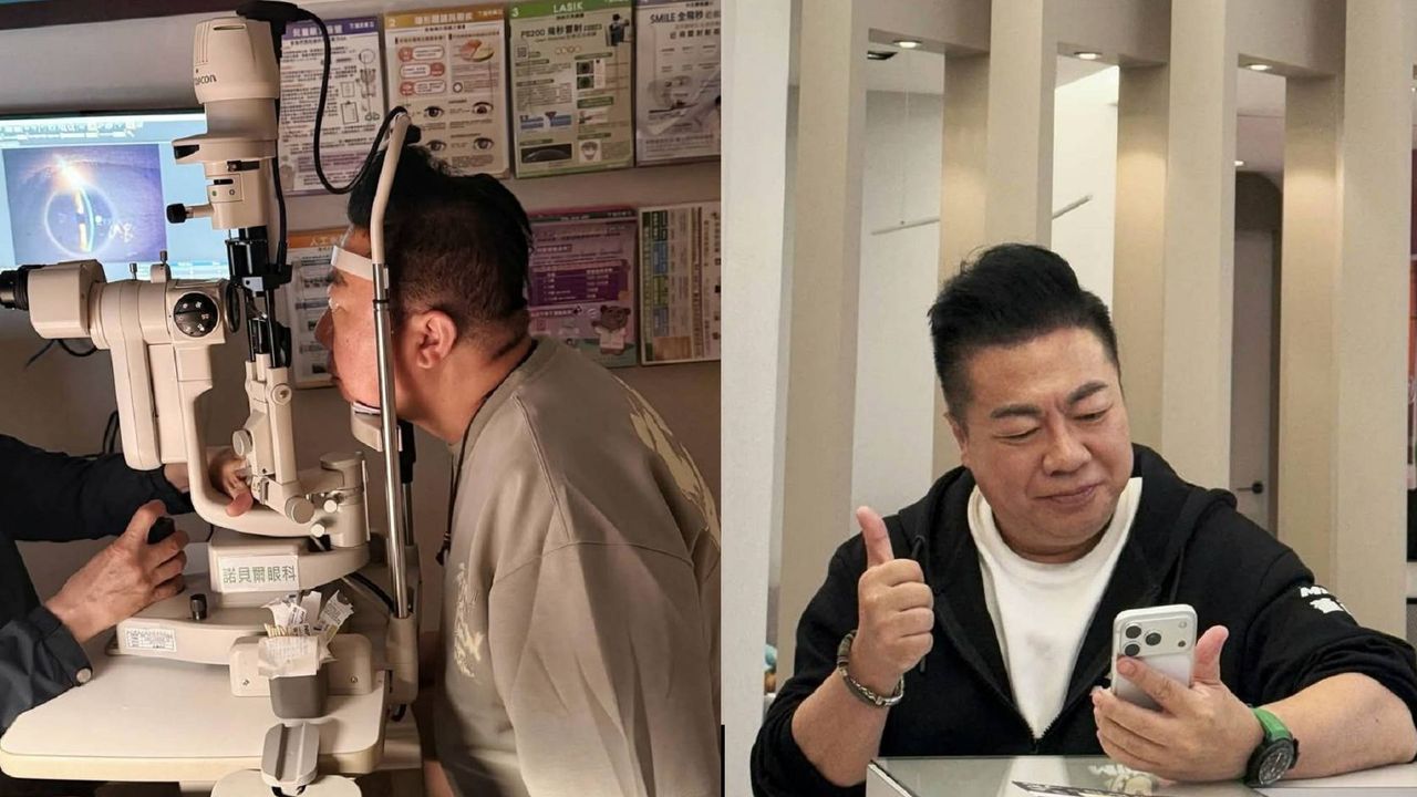 開車差點出車禍!60 歲董至成視線突一片模糊 檢查竟是這疾病