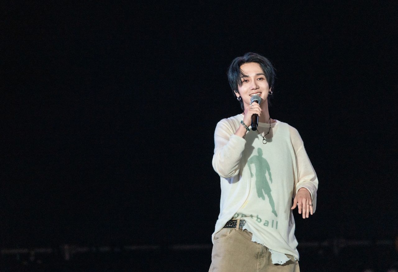 直擊|「Super Junior」主唱藝聲空降高雄啤酒節 甜喊「我愛妳們、想定居了」全場嗨瘋了