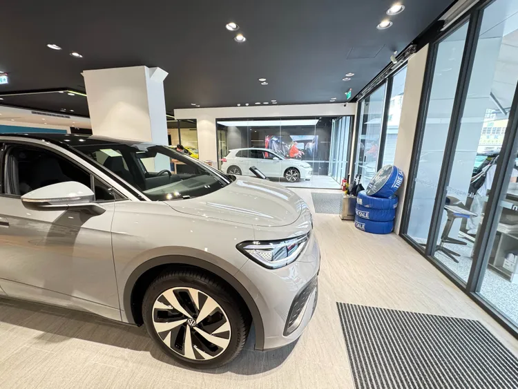 中和展示中心採用Volkswagen最新品牌識別設計。業者提供
