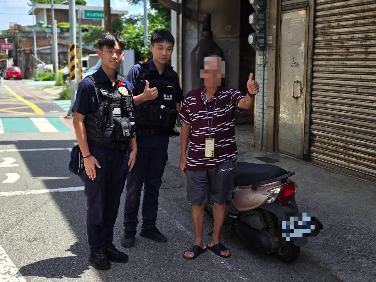 8旬老翁頂著烈日尋車 大園警調監視器助解圍