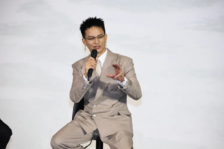 阿斌分享７年以來的心聲。彭欣偉攝
