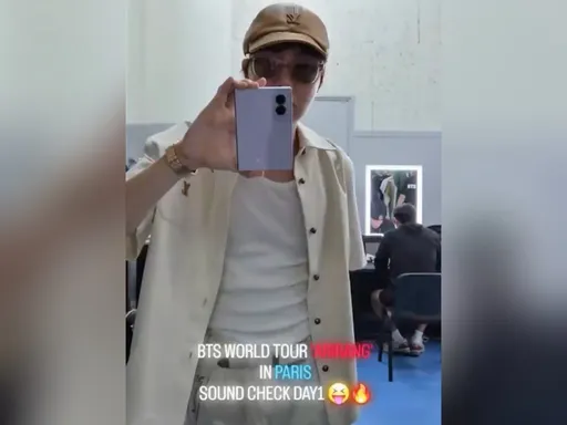 BTS J-Hope搶先秀Galaxy Z Fold8！淡紫色吸睛亮相