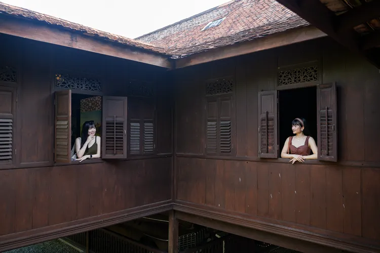 哈芝蘇古厝建於1850年代，是當地高腳木屋的代表建築。田欣雲攝影