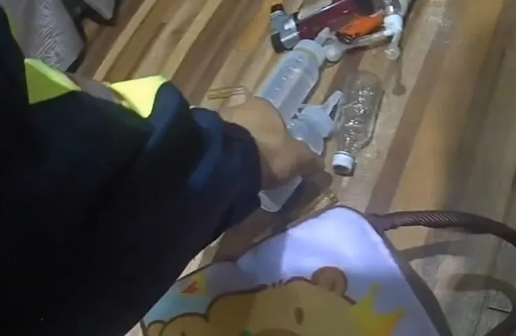 警方查獲毒品。翻攝畫面