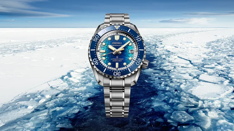Seiko Prospex Marinemaster 1968復刻潛水錶HBF002（JAMSTEC聯名款），12萬3000元。品牌提供
