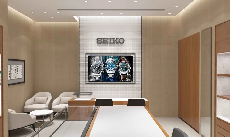 SEIKO直營旗艦店店裝注入現代精緻感與品牌美學。品牌提供