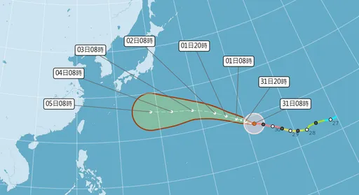 強颱白海豚南修！ 專家：這天起「偏強西南季風」要來了