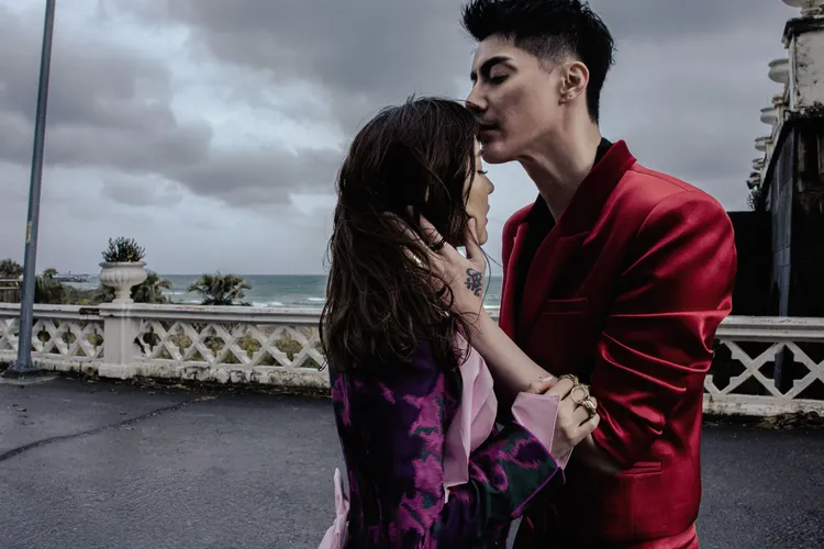 王宇婕和王凱的外拍美照成為珍貴回憶。翻攝王宇婕臉書
