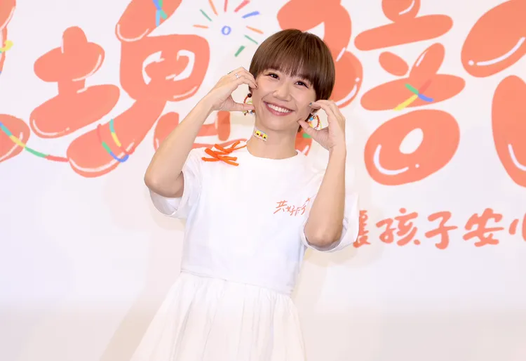 Lulu今天出席公益活動。莊宗達攝