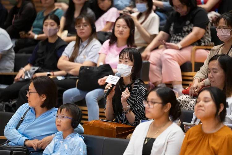 現場民眾提問。桃園市府提供