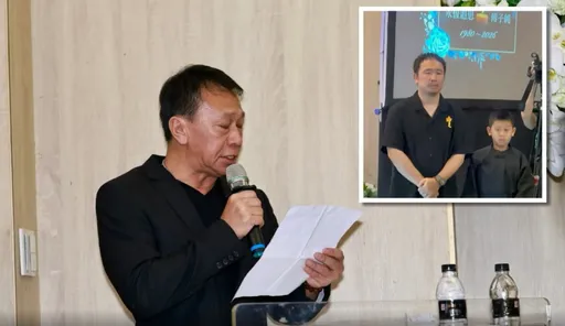 傅子純無子嗣　游安順11歲兒列家屬！他當引言人哭到顫抖