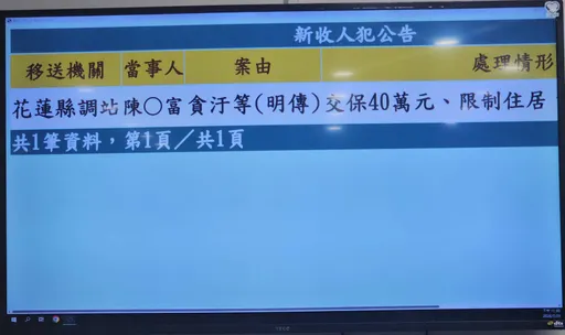 地震善款帳目不清　檢調約談花蓮縣府社會處長訊後40萬交保