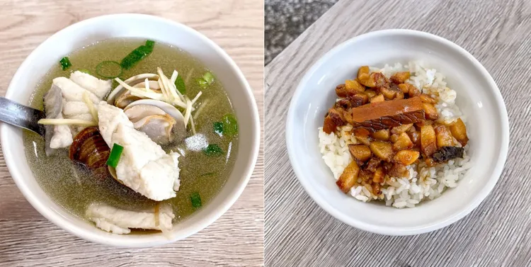 詹記鱸魚湯與滷肉飯。米其林指南網站提供