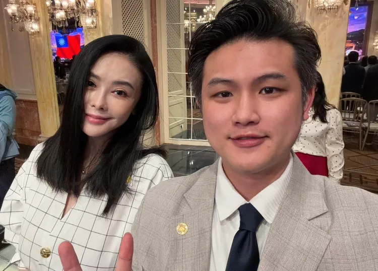 梁軒安（右）今將出庭，他認為老婆蕭淑慎壓力也很大。翻攝自梁軒安臉書