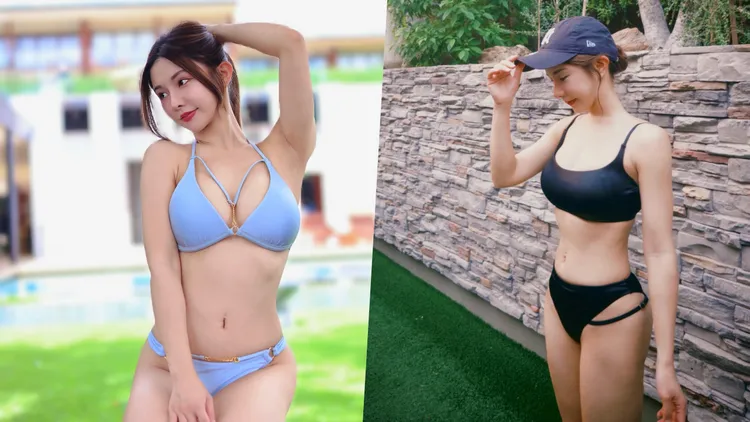 巫苡萱擁有火辣身材，過去以啦啦隊身分累積高人氣，轉型球團MC後依舊活躍於螢光幕前。翻攝巫苡萱臉書
