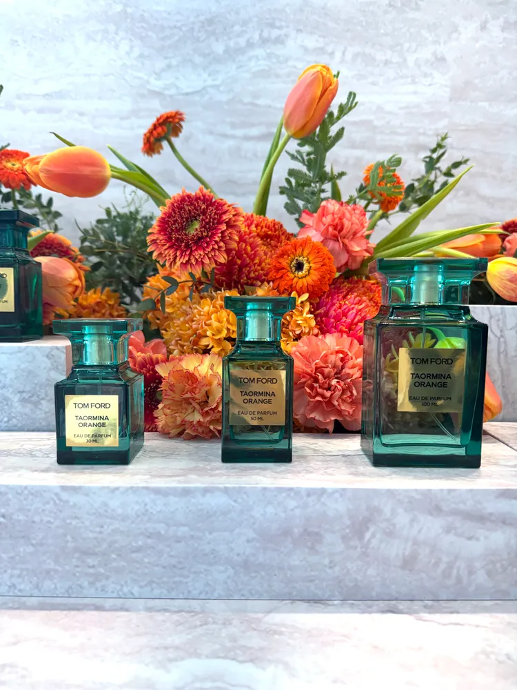 TOM FORD私人調香系列橙光陶爾米納，30ml／6600元、50ml／1萬150元、100ml／1萬3800元。張家玲攝