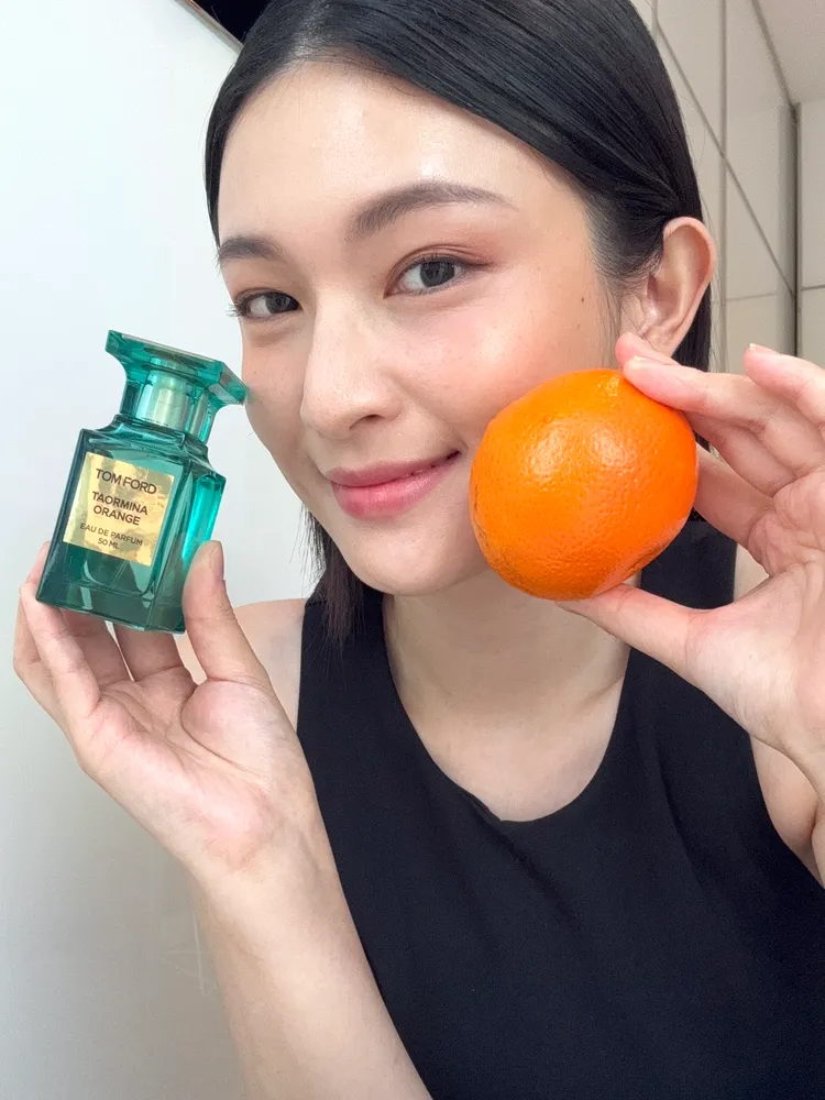 TOM FORD私人調香系列橙光陶爾米納。張家玲攝