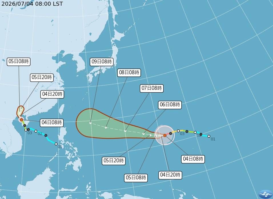 中颱巴威強度持續增強 北市消防局:提前做好防颱整備