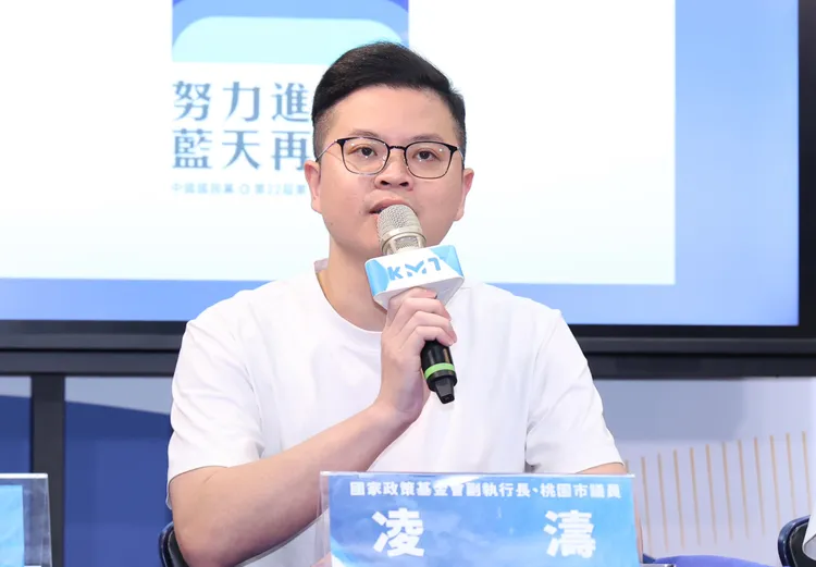 桃園市議員凌濤。莊宗達攝