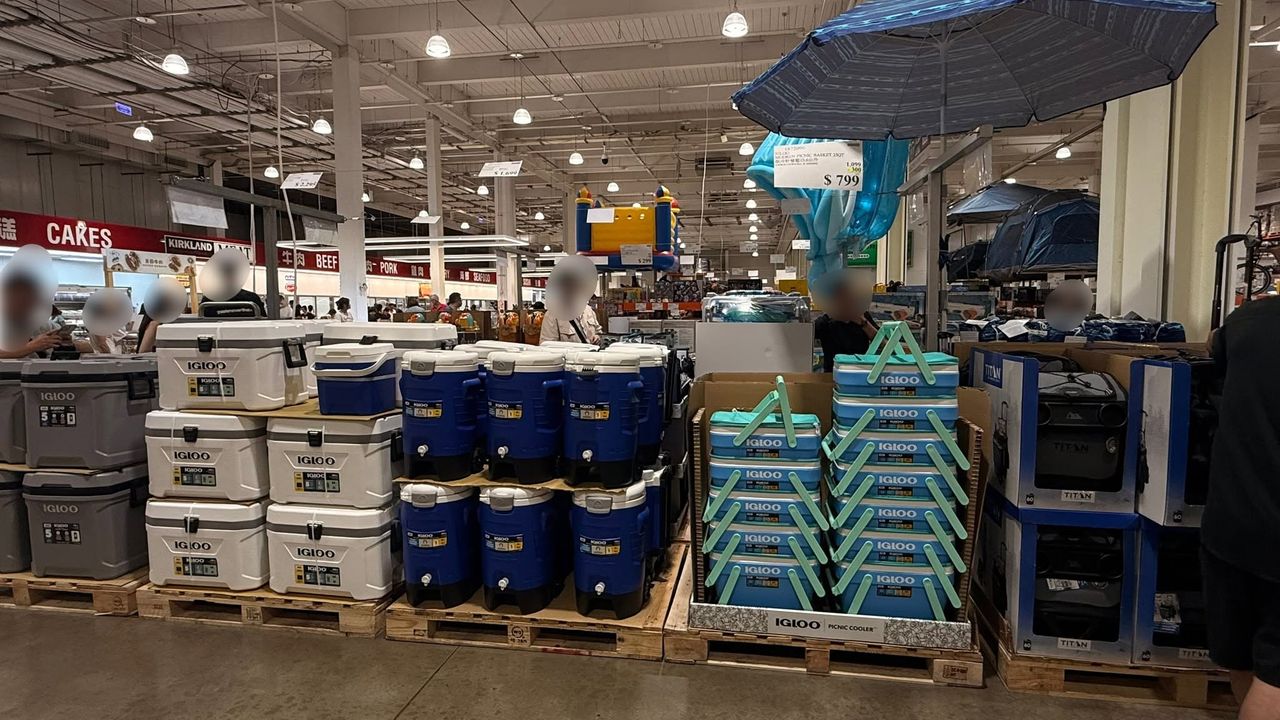 露營新手衝好市多一站搞定用具食材 網提醒:保冰箱要買推車型