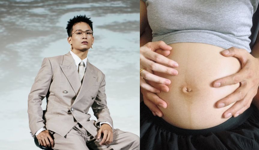 恭喜!樂團「茄子蛋」主唱老婆懷孕了 黃奇斌心疼孕妻喜迎「前世情人」