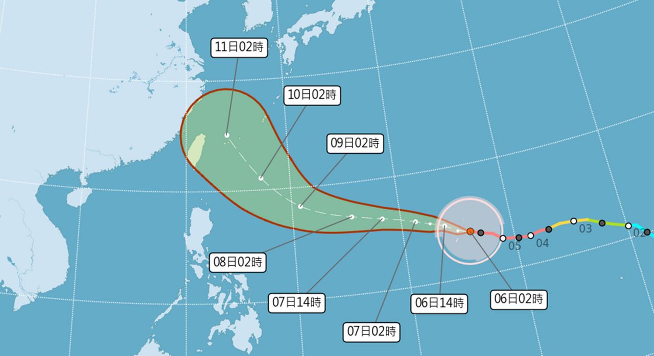 巴威暴風圈這天籠罩台灣 週五全台變天