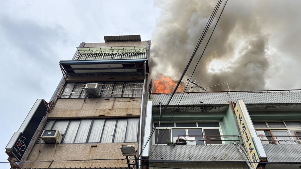彰化市透天厝火警 屋主長子受困4樓葬身火窟