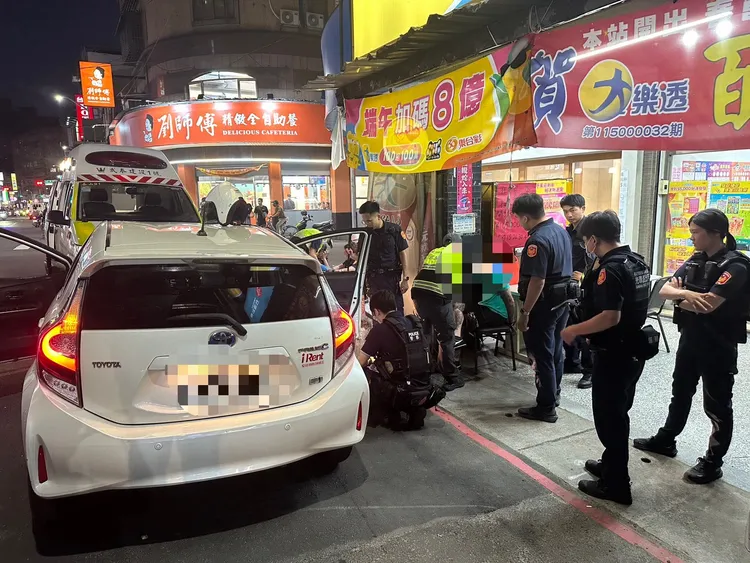 黃嫌所駕駛為共享汽車，屆時汽車損壞費用將由其負擔。翻攝畫面