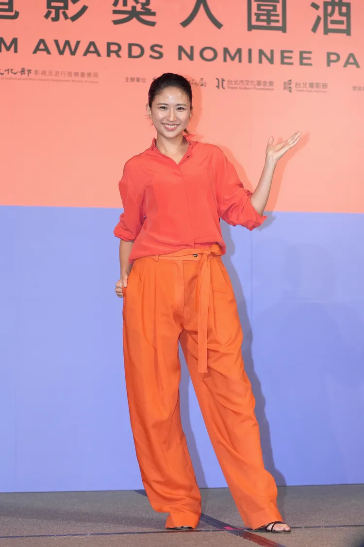 9m88見到女神很開心。彭欣偉攝