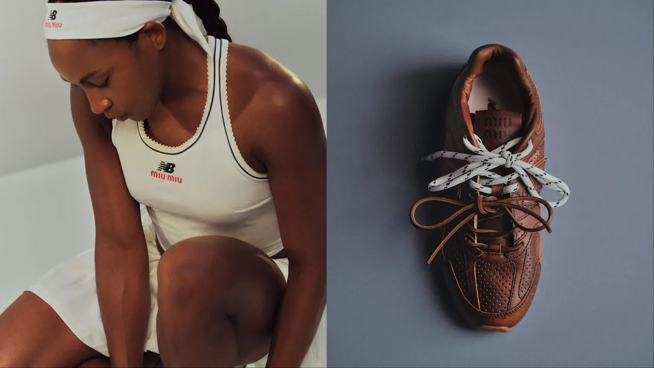 New Balance、Miu Miu攜手Coco Gauff推出新聯名。品牌提供