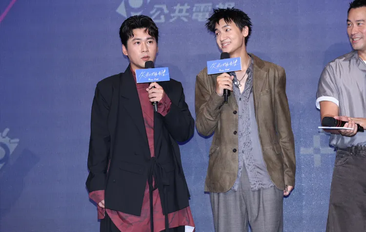 黃迪揚（左）得獎後戲約變多。資料照、莊宗達攝