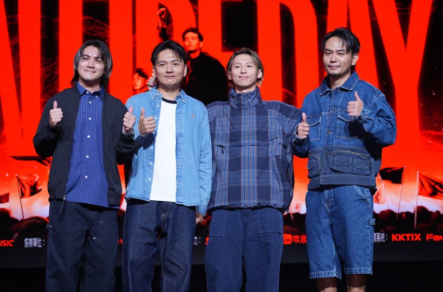 金曲樂團「滅火器」成軍 26 年首攻蛋 總統賴清德喊:Keep the fight