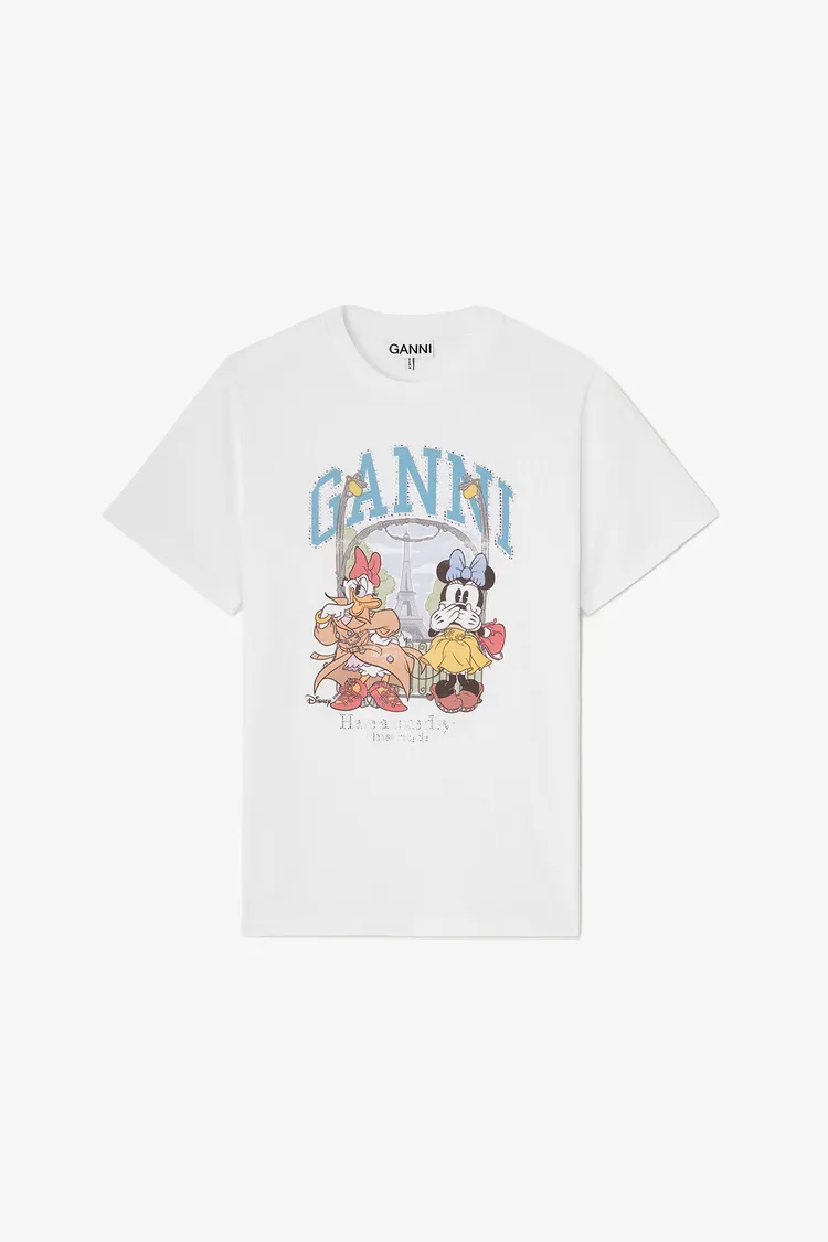 GANNI x DISNEY基本款黛西鴨短袖上衣，7800元。品牌提供
