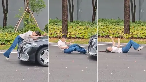 車禍戲竟然是真的撞　女演員證實「腦袋跟地面狠狠親吻」