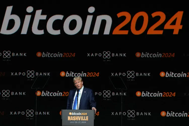 比特幣等加密貨幣業者是川普競選期間的大金主。路透社
