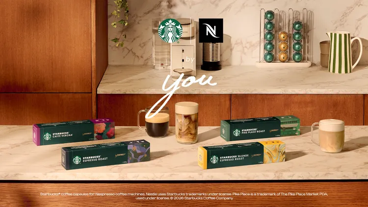 星巴克®Nespresso Vertuo系列咖啡膠囊首度於台灣上市，推出六款星巴克® 最具代表性的經典咖啡。業者提供