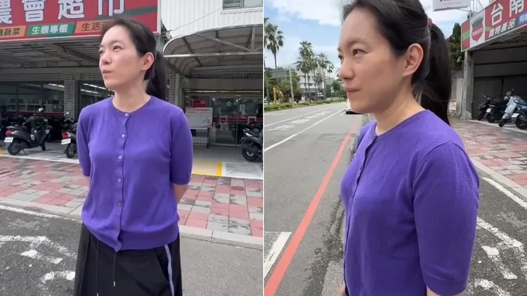 陳幸妤今天出面受訪。莊曜聰攝