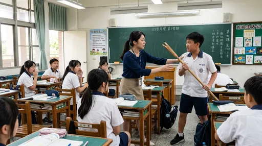 獨家｜台中國一特教生持掃把攻擊老師　女師右眼虹膜斷裂恐失明