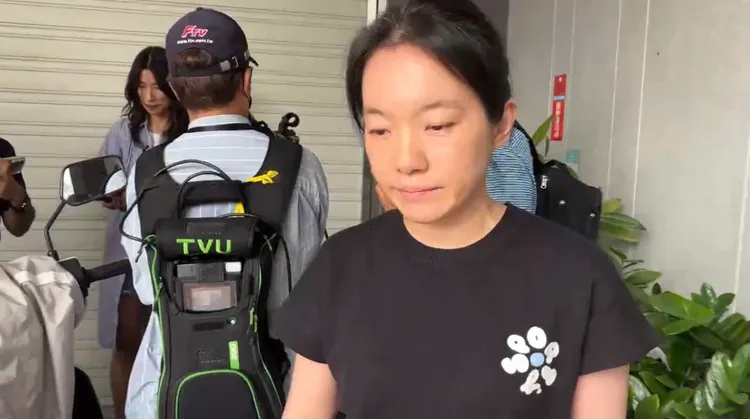 陳幸妤說兒子們保持中立不站隊，趙建銘瘦了是因為健康減重，有沒有醫美她不清楚。民眾提供