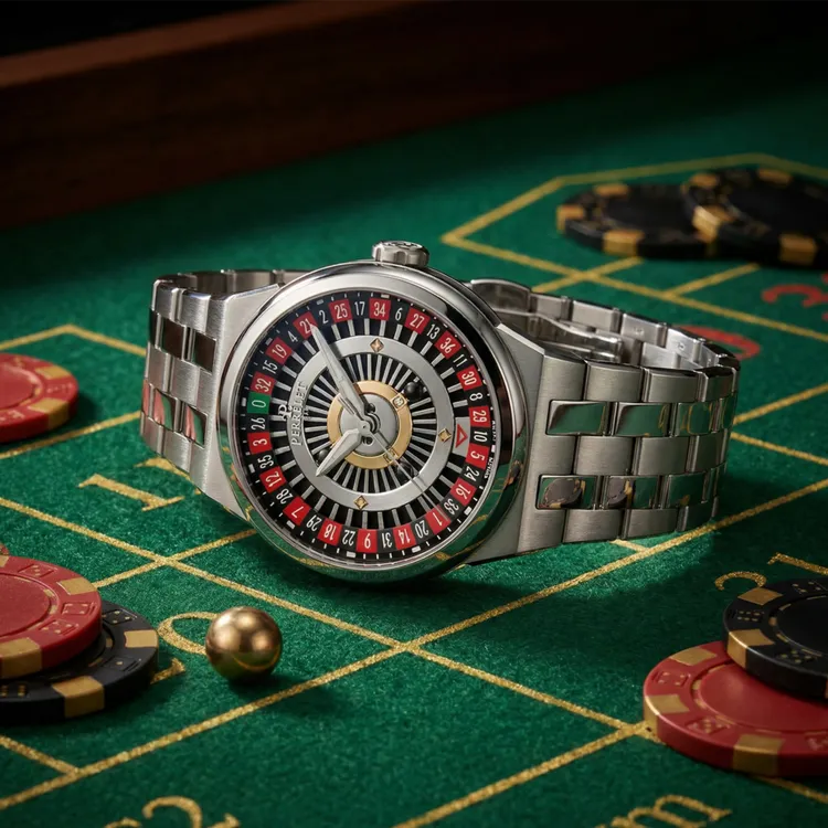 沛力錶推出Turbine Casino Roulette輪盤腕錶。品牌提供