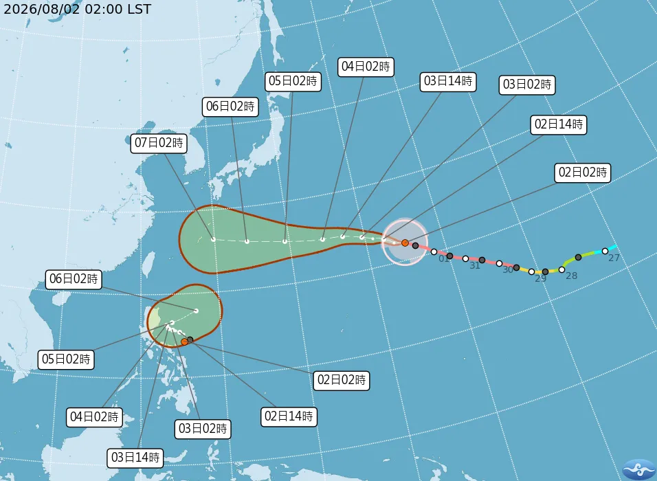 白海豚這2天離台最近！不排除海警　「鯨魚」今晚恐生成