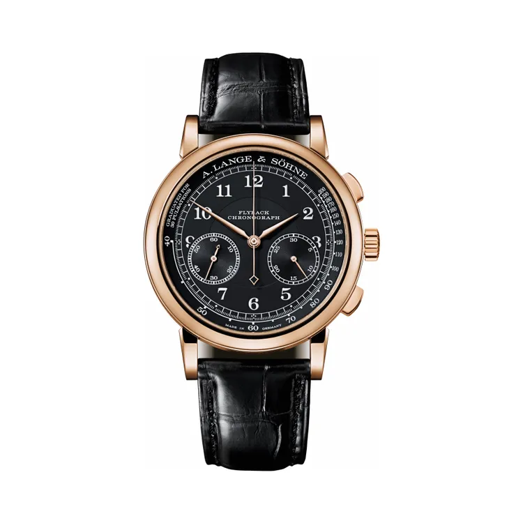梁家輝佩戴的朗格「1815 Chronograph 」750玫瑰金款。品牌提供