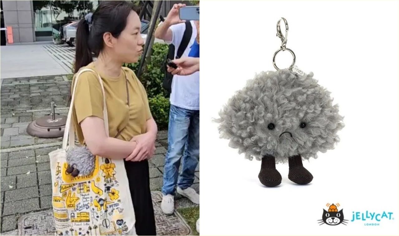 陳幸妤帶貨商品又+1 包包掛Jelly cat吊飾也超吸睛