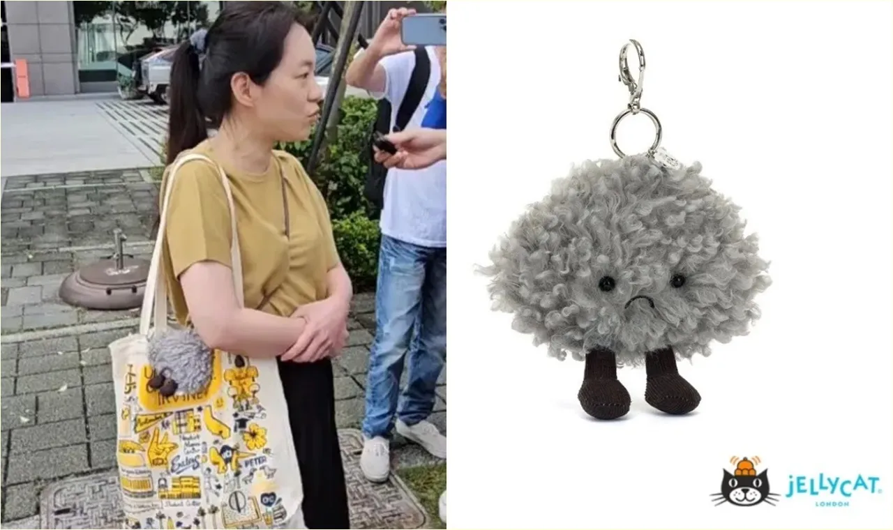 陳幸妤帶貨商品又+1　包包掛Jelly cat吊飾也超吸睛