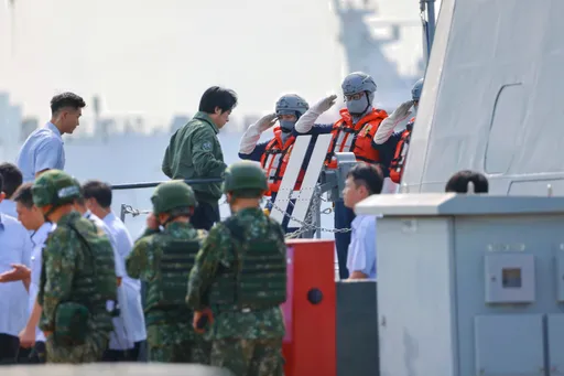 「濱海打擊」首納漢光　賴清德登光六飛彈64艇：提升國防支持國軍