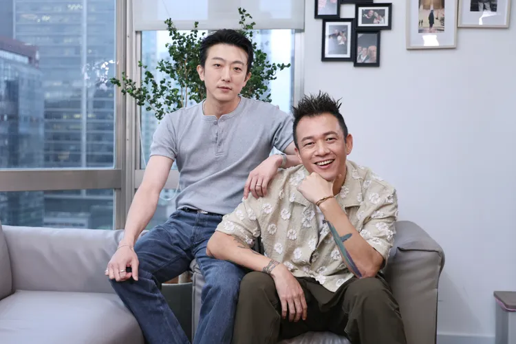 懷秋和阿Ben合作《網紅老爸》。莊宗達攝