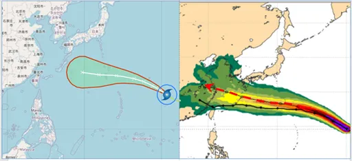 白海豚暴風圈「侵襲北部機率曝光」　外圍挾雨襲台4天
