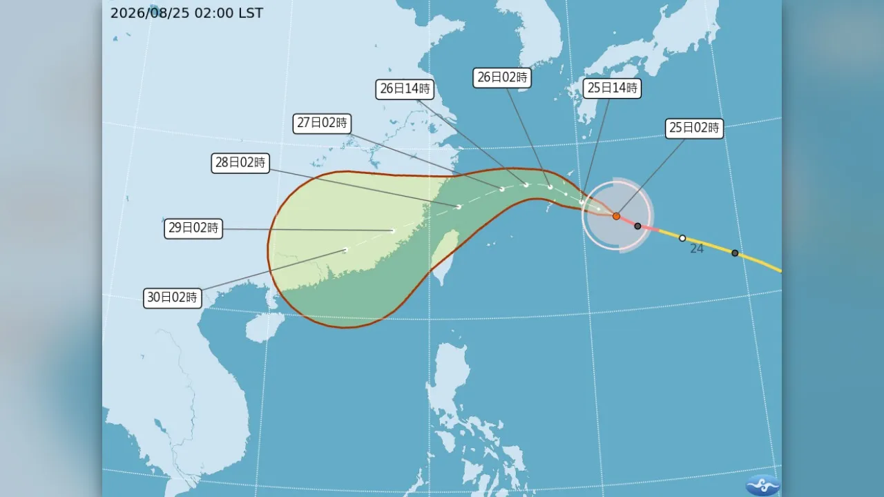 15縣市豪大雨！沙德爾「這時」風雨最強　最快明發海陸警