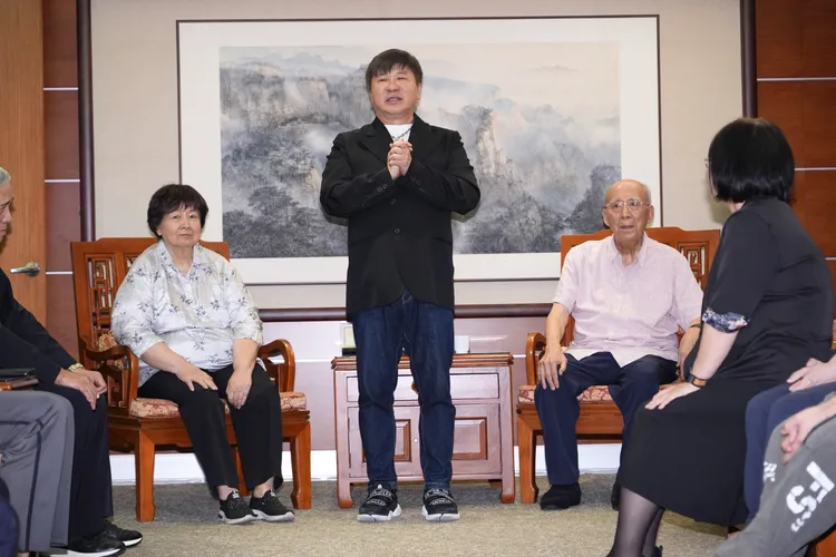 胡瓜、吳伯雄夫妻。攝影中心攝